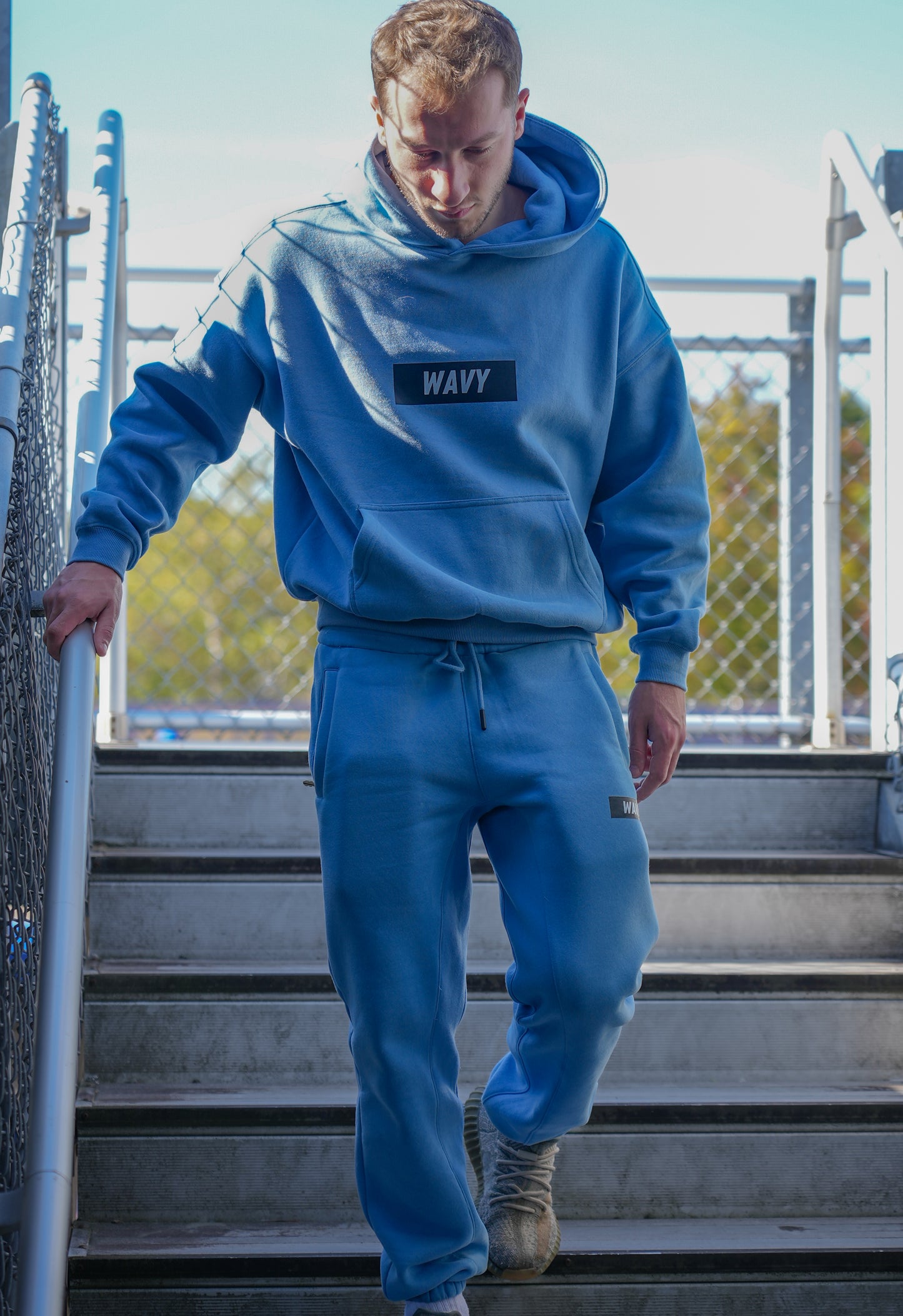 Red Wavy Sweatpants
