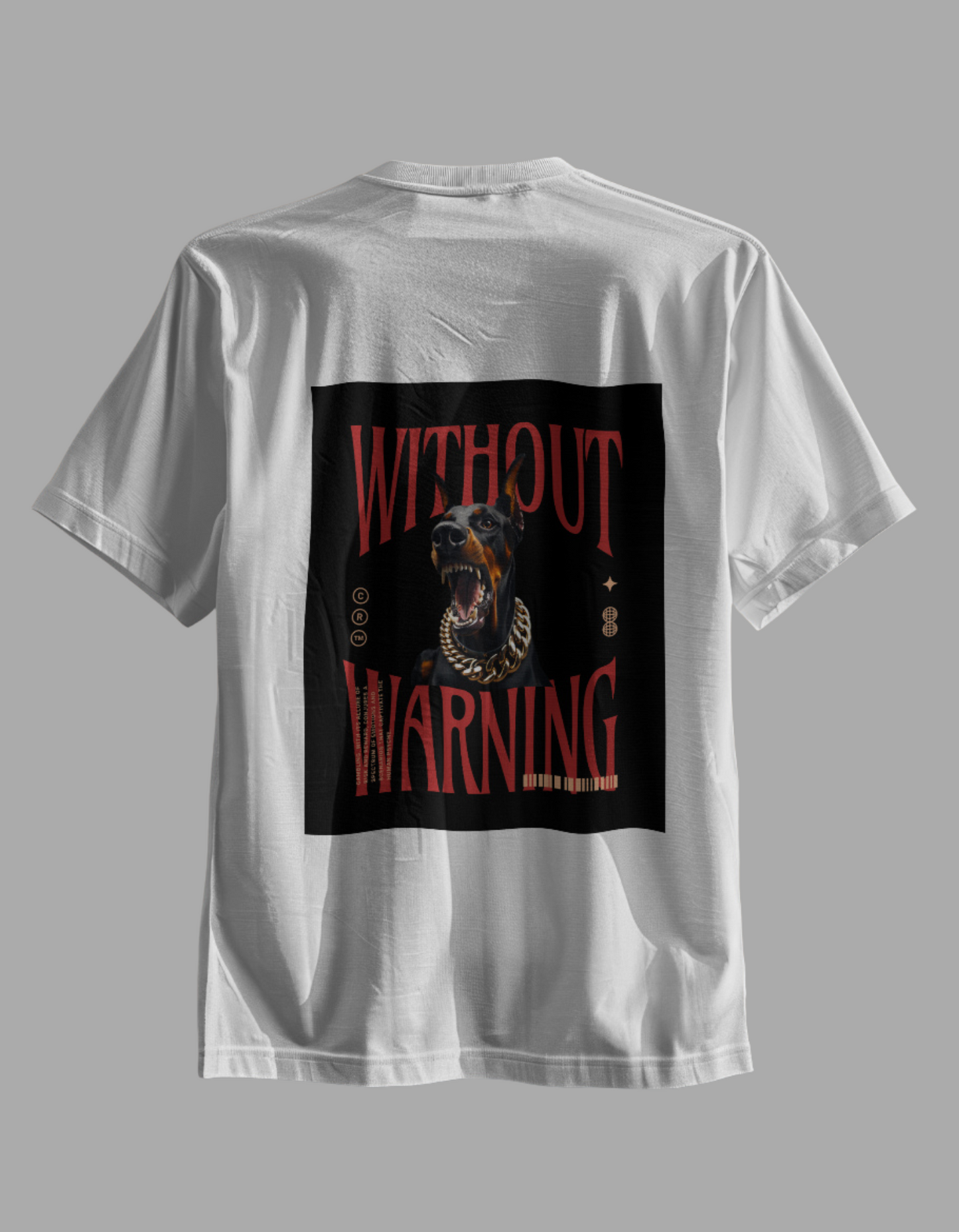 "Without Warning" Wavy Short Sleeve Tee