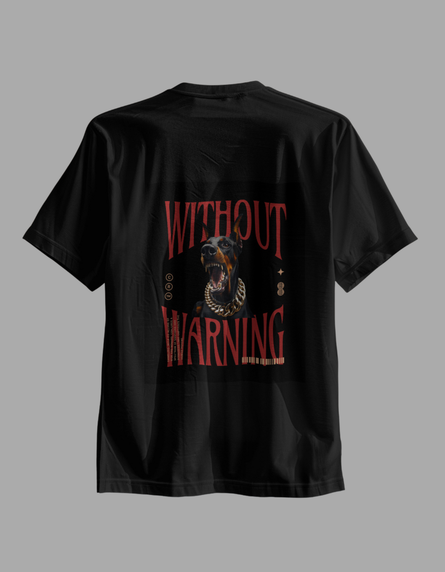 "Without Warning" Wavy Short Sleeve Tee