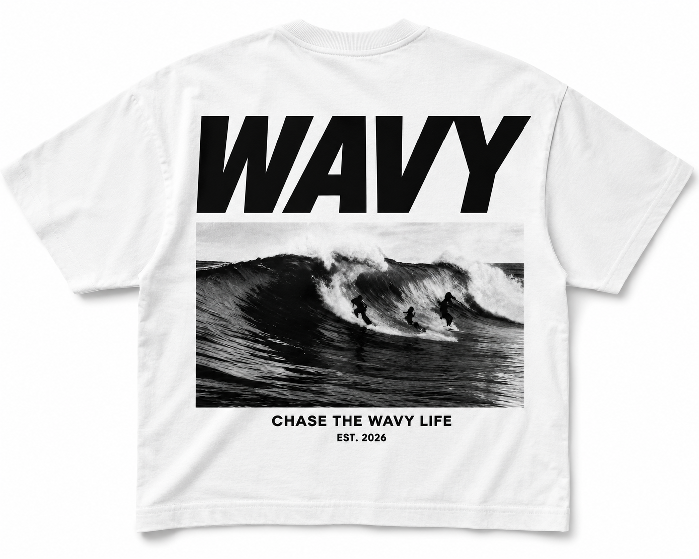 Beach White Shirt Tee