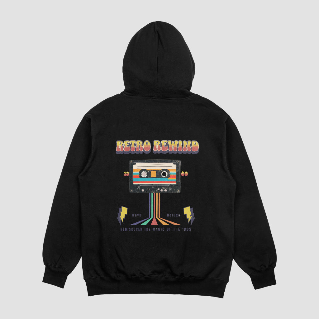 "Retro Rewind" Vintage Wavy Hoodies