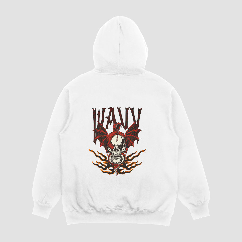 "Wavy Skull" Hoodies