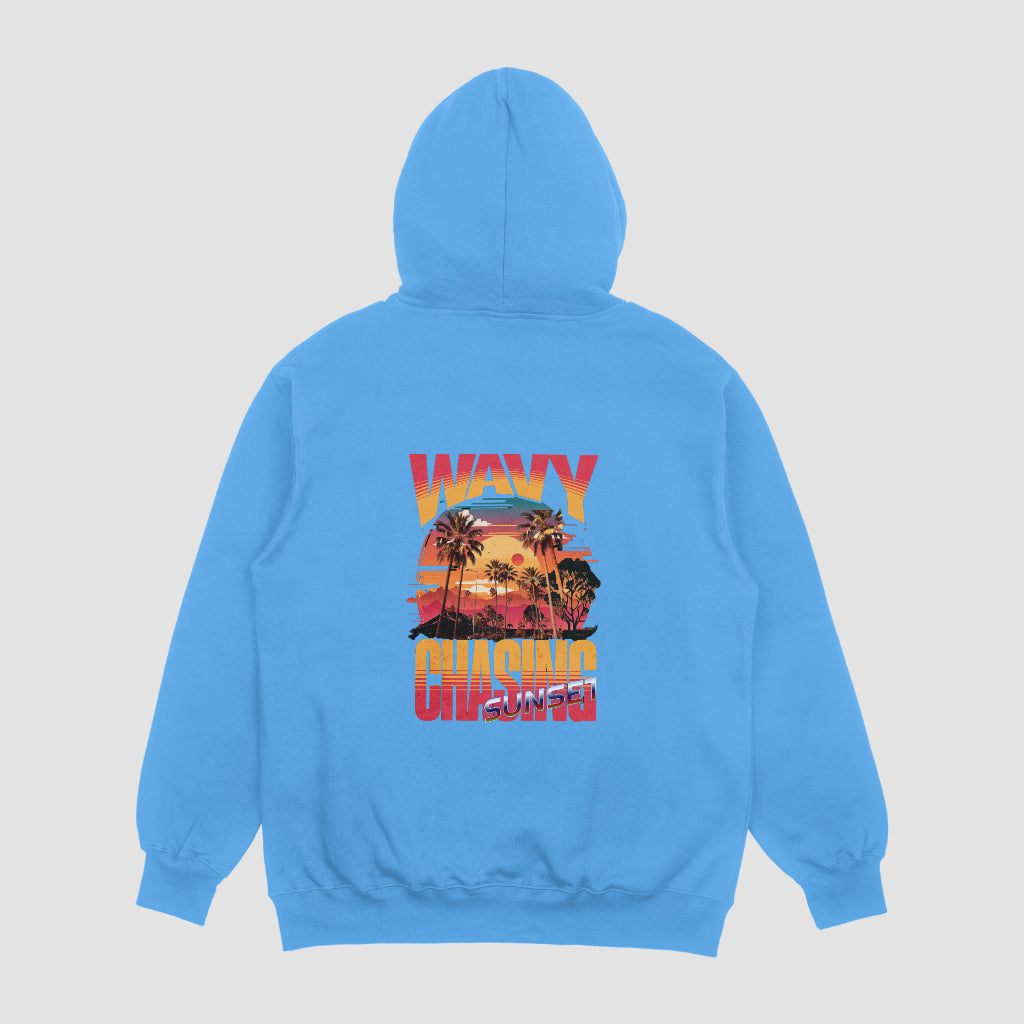 "Wavy Chasing Sunset" Hoodies