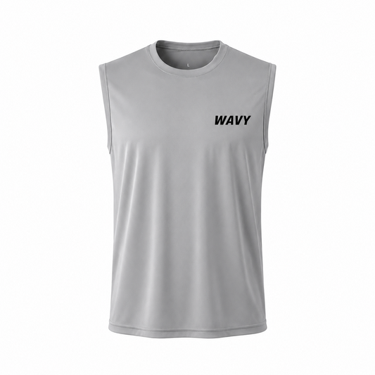 Wavy Core Tank - Grey