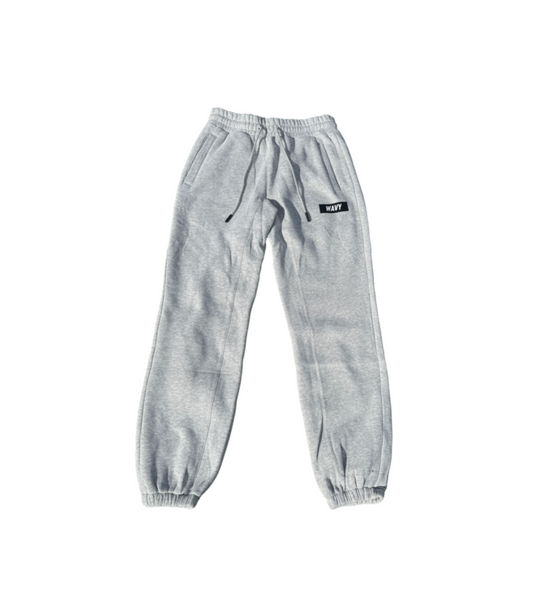 Gray Wavy Sweatpants