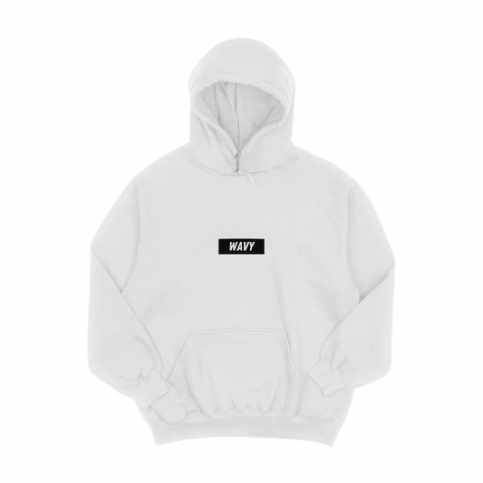Gray Wavy Hoodie