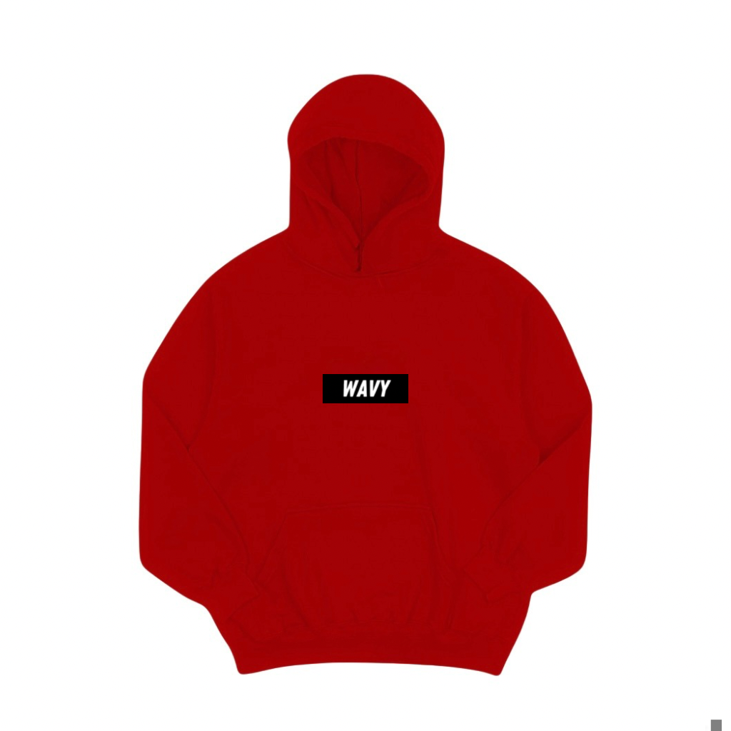 Red Wavy Hoodie