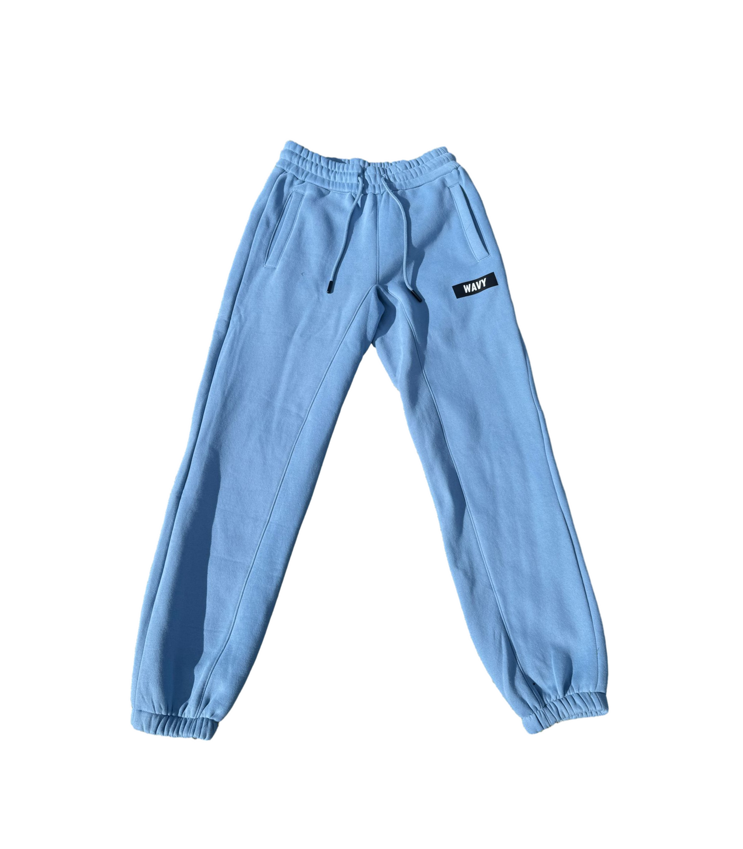 Blue Wavy Sweatpants