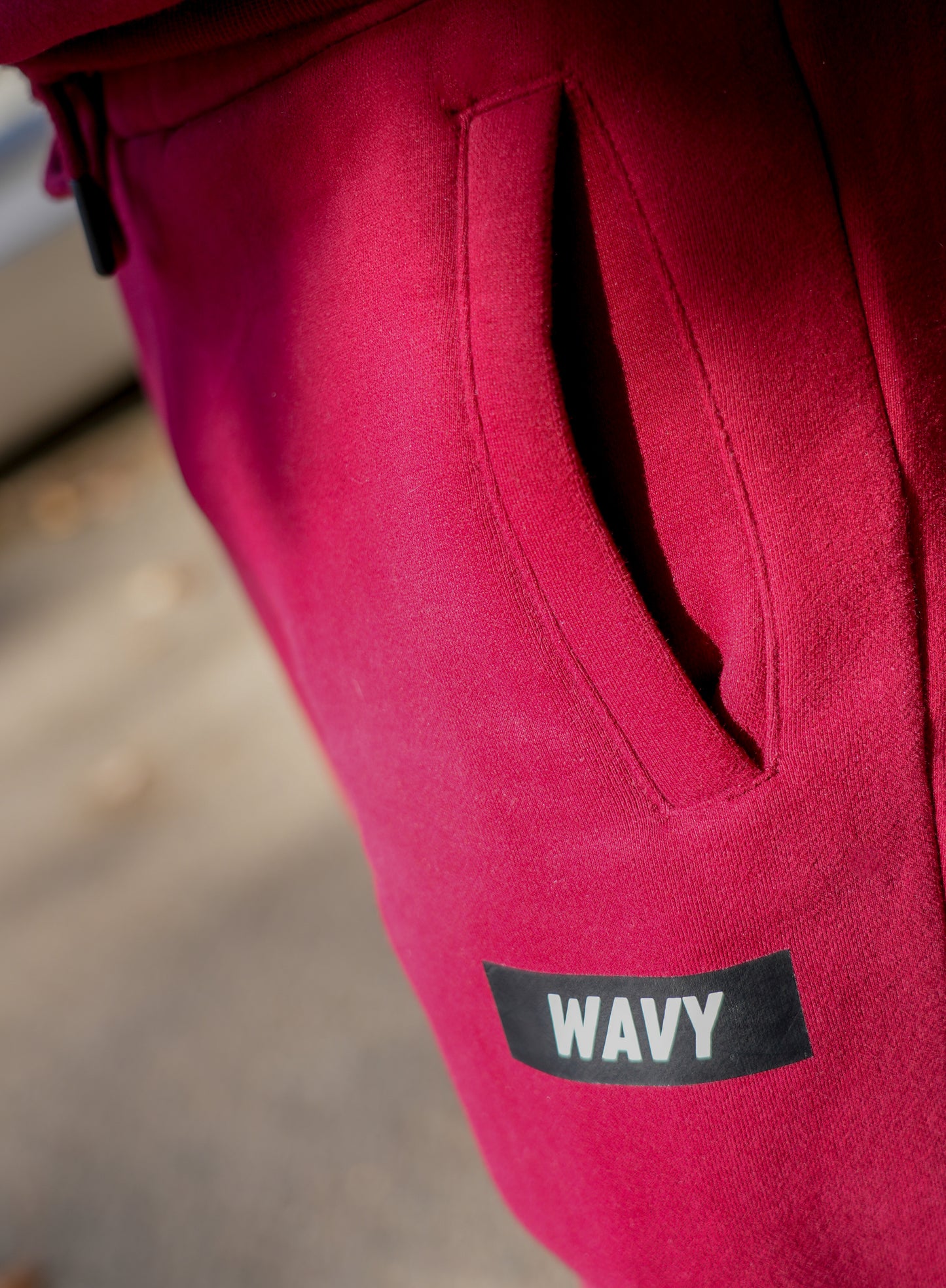 Blue Wavy Sweatpants